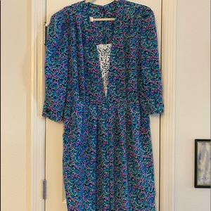 Vintage Lady Carol of New York Floral Dress